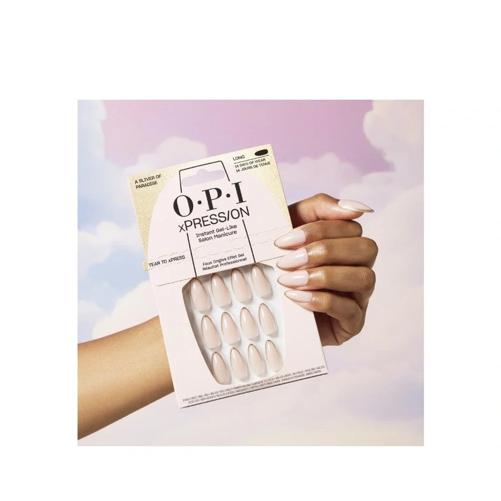 OPI xPRESS/ON-A Sliver Of Paradise-Long
